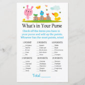 Rosa lustiges Kaninchen Was ist in deinem Handtasc (Vorderseite)