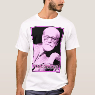 Rosa lustiges Shirt Freud