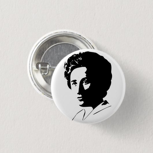 Rosa-Luxemburg-Button Button (Vorne & Hinten)