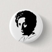 Rosa-Luxemburg-Button Button (Vorderseite)