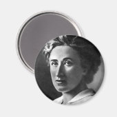 Rosa Luxemburg Magnet (Vorderseite/Rückseite)