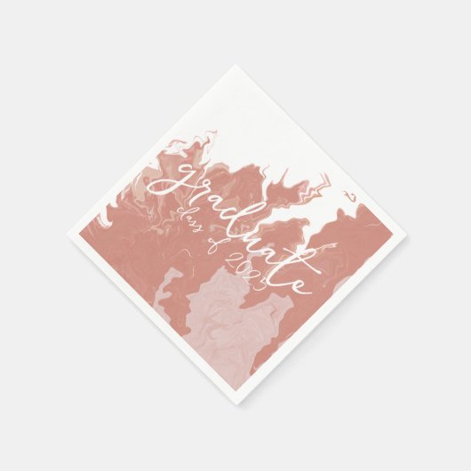 Rosa Mable-Abschluss Serviette (Ecke)