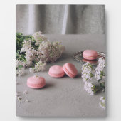 Rosa Macaron Fotoplatte (Vorderseite)