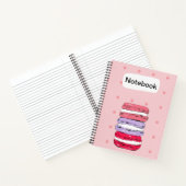 Rosa-Macaron-Notebook Notizblock (Innenseite)