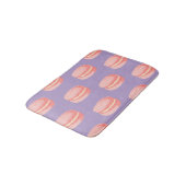 Rosa Macarons Badematte (Schrägansicht)