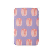 Rosa Macarons Badematte (Vorderseite Vertikal)