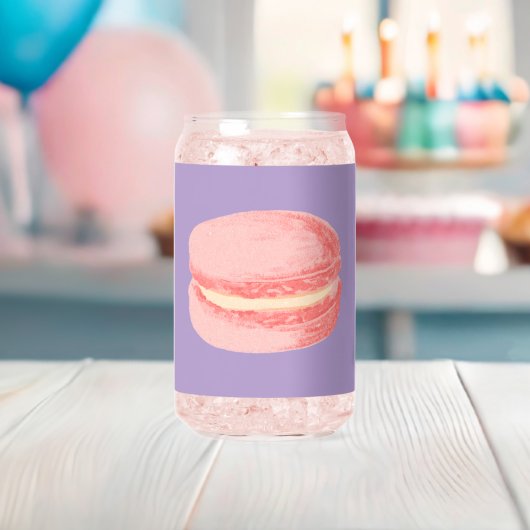 Rosa Macarons Dosenglas (Insitu (Baby Party))