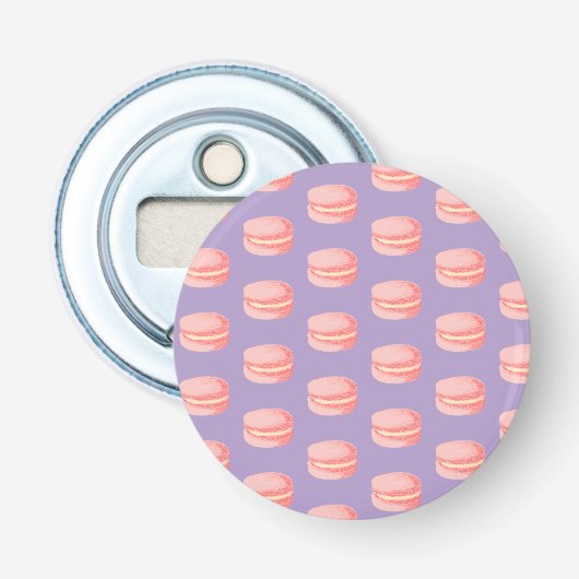 Rosa Macarons Flaschenöffner (Vorderseite)
