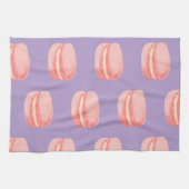 Rosa Macarons Geschirrtuch (Horizontal)