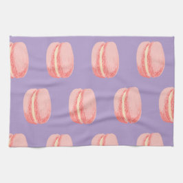 Rosa Macarons Geschirrtuch