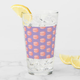 Rosa Macarons Glas