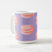 Rosa Macarons Kaffeetasse (Vorderseite Links)