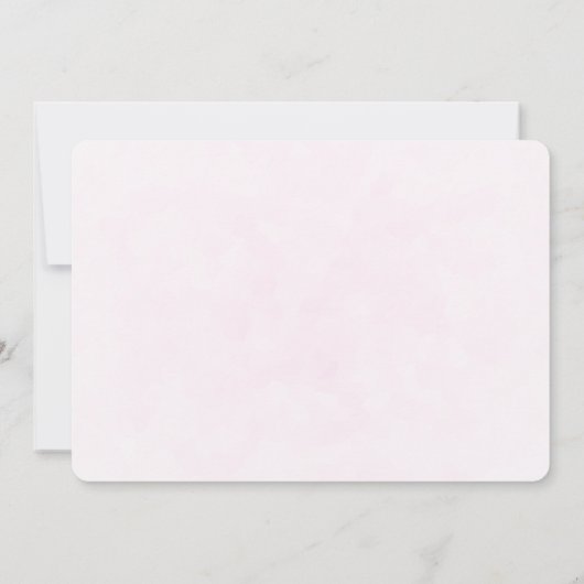 Rosa Macarons mit rotem Himbeeren-Brautparty Einladung (Rückseite)