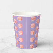 Rosa Macarons Pappbecher (Rechts)