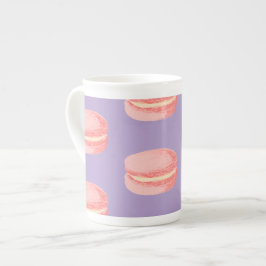 Rosa Macarons Porzellantasse