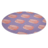 Rosa Macarons Schneidebrett (Ecke)