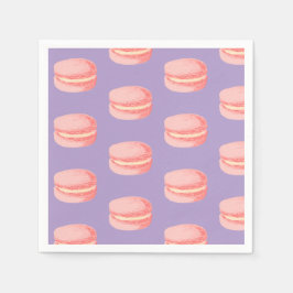 Rosa Macarons Serviette