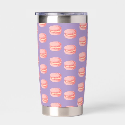 Rosa Macarons Thermobecher (Rechts)