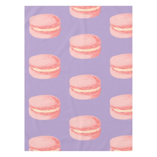 Rosa Macarons Tischdecke (Vorderseite)