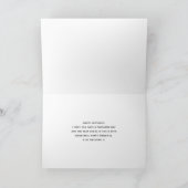 Rosa Macarons und rote Himbeeren Geburtstag Karte (Innenseite)