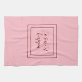 Rosa macht es zu schlucken geschirrtuch (Horizontal)