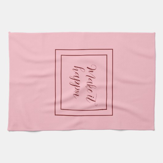 Rosa macht es zu schlucken geschirrtuch (Horizontal)