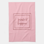 Rosa macht es zu schlucken geschirrtuch (Vertikal)