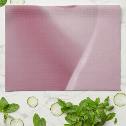 Rosa Macro Geschirrtuch (Gefaltet)