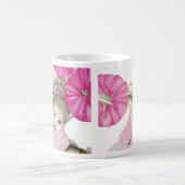 Rosa Mädchen 3 doppelte Tasse (Mittel)