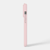 Rosa Mädchen-Dankbarkeits-iPhone-15-Handyhülle iPhone Hülle (Linke Seite)