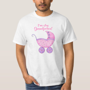 Rosa Mädchen-großartige Baby-Buggy "ich bin das T-Shirt