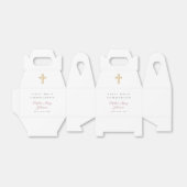 Rosa-Mädchen-Kommunion Geschenkschachtel (Ungefaltet)