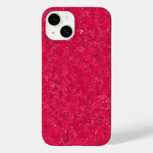 Rosa Mädchen modernes Muster Case-Mate iPhone Hülle (Rückseite)