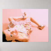 Rosa Mädchen Poster (Vorne)