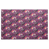 Rosa Mädchen-Rockstar-Gewebe Stoff (Fat Quarter (45,7 x 55,9 cm))