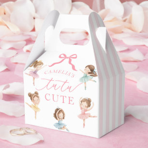 Rosa Mädchen Schleife Tutu Ballerina 1. Geburtstag Geschenkschachtel