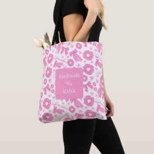 Rosa Mädchen-Schnürsenkel-Muster Süßes Haar-Access Tasche