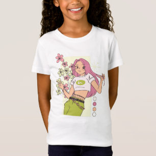 Rosa Mädchen T-Shirt Süße rosa Mode