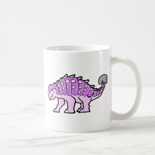 Rosa MädchenAnkylosaurus Kaffeetasse
