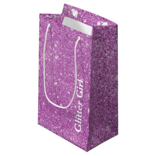 Rosa Mädchenhaft Glänzendes Mädchen Zeige deinen G Kleine Geschenktüte