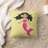 Rosa Mädchenmädchen Kissen (Decke)