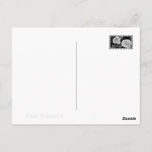 Rosa Mäerchenzauber Postkarte (Rückseite)