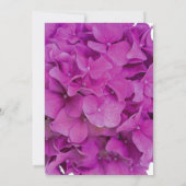 Rosa Magenta Brautparty Einladung (Rückseite)