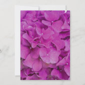 Rosa Magenta Brautparty Einladung (Rückseite)