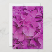 Rosa Magenta Brautparty Einladung (Rückseite)