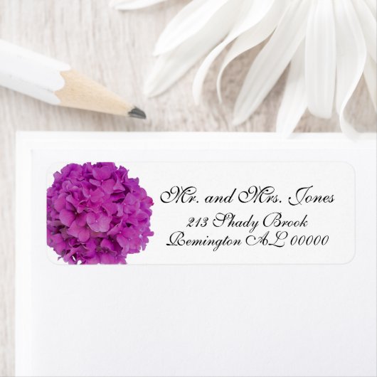 Rosa Magenta-Hydrangeas-Rose (Insitu)