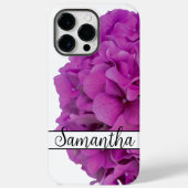 Rosa Magenta-Hydrangeas-Rose Case-Mate iPhone Hülle (Rückseite)