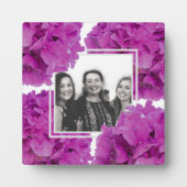 Rosa Magenta-Hydrangeas-Rose Fotoplatte (Vorderseite)