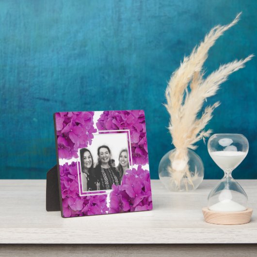 Rosa Magenta-Hydrangeas-Rose Fotoplatte (InSitu)