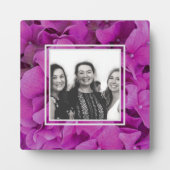 Rosa Magenta-Hydrangeas-Rose Fotoplatte (Vorderseite)